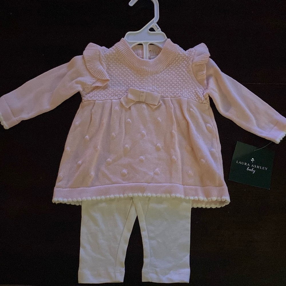 Laura Ashley baby 2 piece set. NWT
